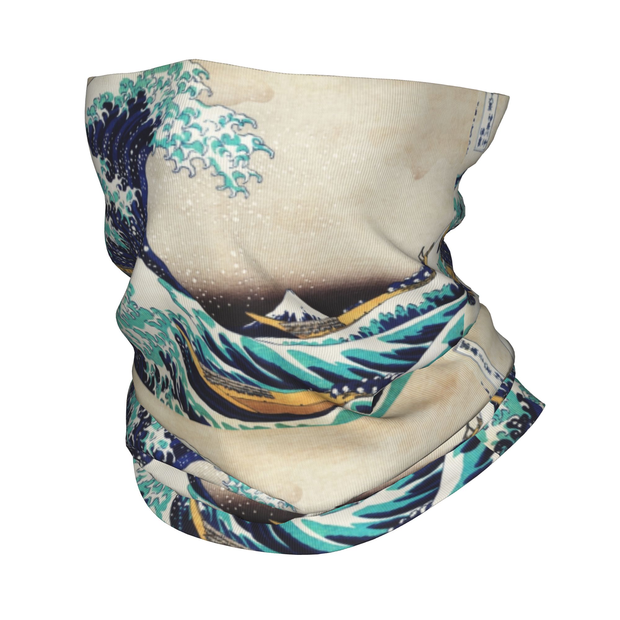 The Great Wave off Kanagawa Wi - Neck Gaiter Fleece ulasan dan harga