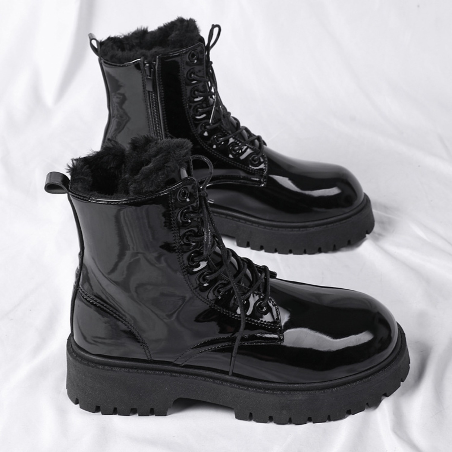 Men's warm plush high-top boot - Waterproof Winter Boot ulasan dan harga