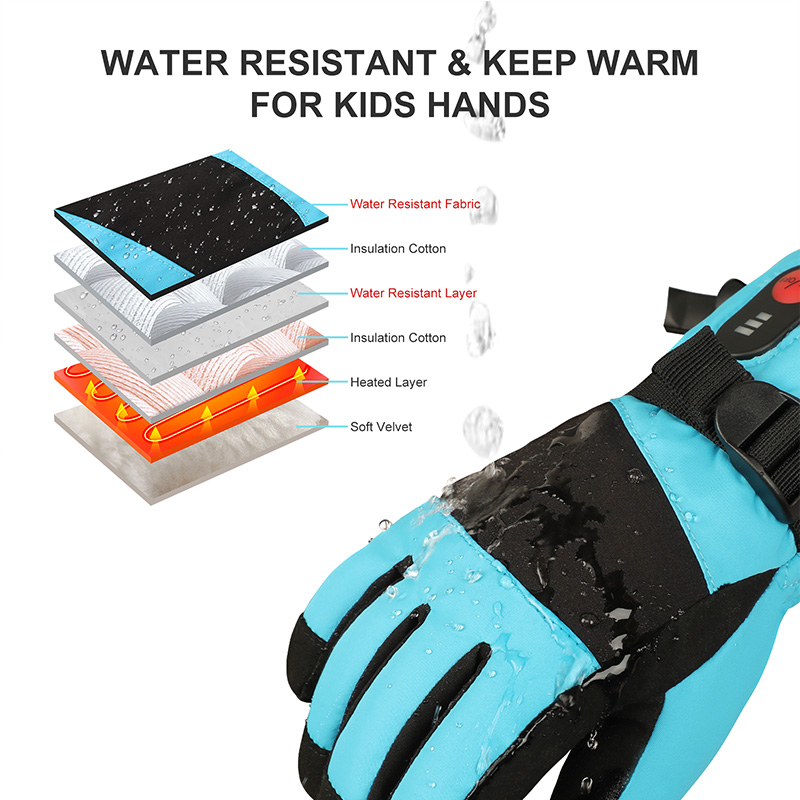Waterproof Heated Ski Snowboar - Snow Glove Insulated ulasan dan harga