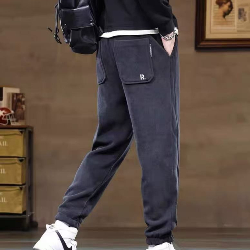 Men’s Winter Fleece Lined Pant - Corduroy Pant Warm ulasan dan harga