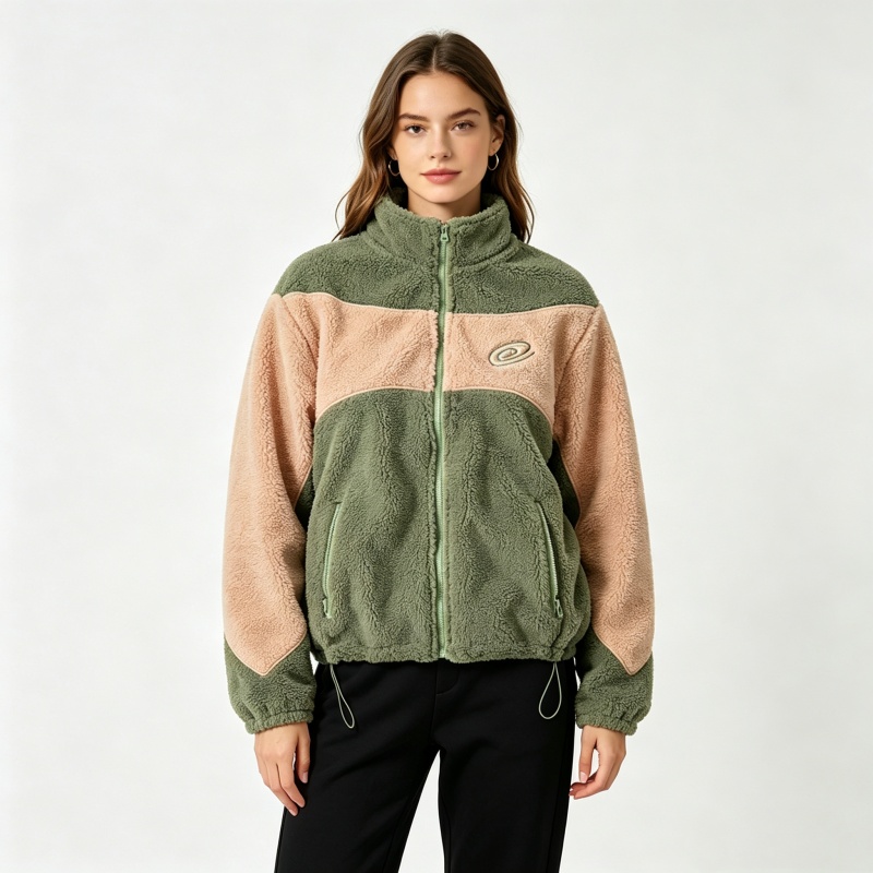 Winter Women Sherpa Fleece Col - Sherpa Hoodie Fleece ulasan dan harga