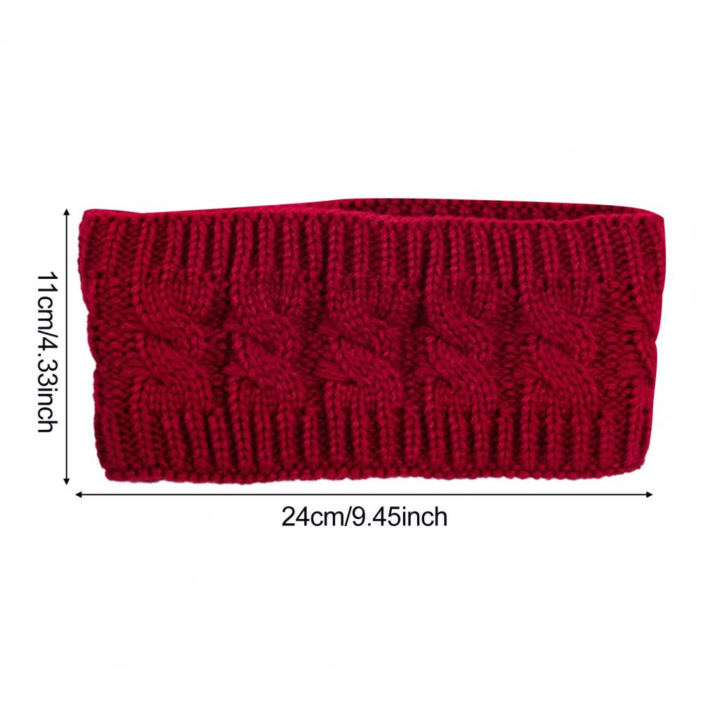 Winter Knitted Headband for Wo - Fleece Ear Warmer Band ulasan dan harga