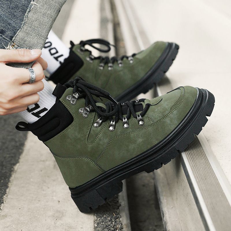 British Style Men Boots Thick  - Waterproof Winter Boot ulasan dan harga