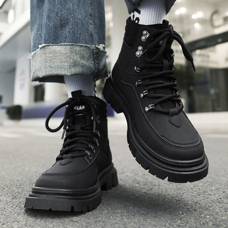 British Style Men Boots Thick  - Waterproof Winter Boot ulasan dan harga