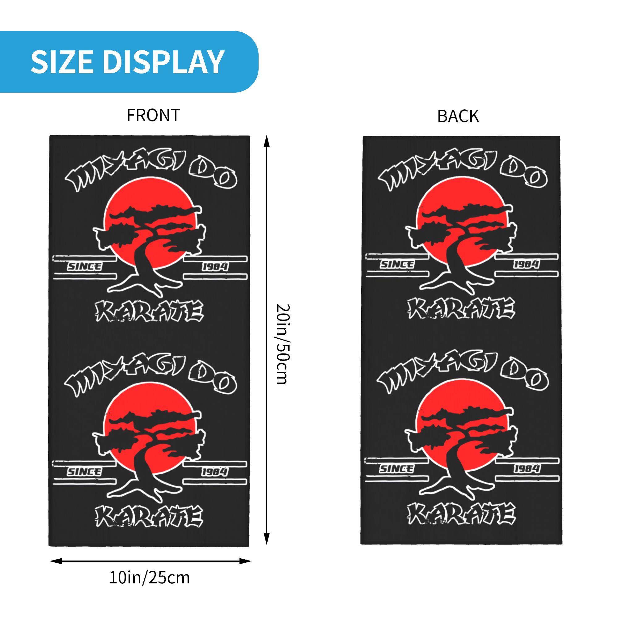 Custom K-Karates Retro Japanes - Neck Gaiter Fleece ulasan dan harga