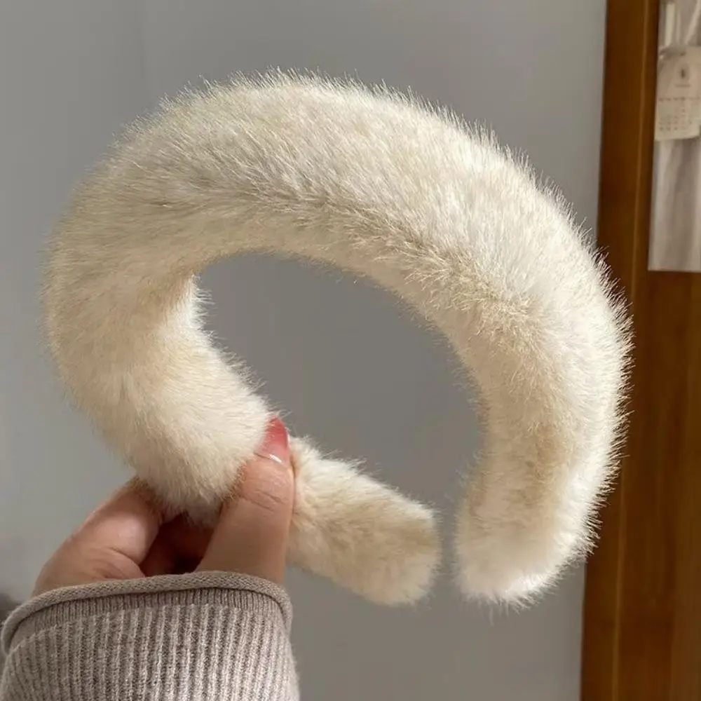 2025 Autumn Winter Mink Fur So - Winter Headband Fleece ulasan dan harga