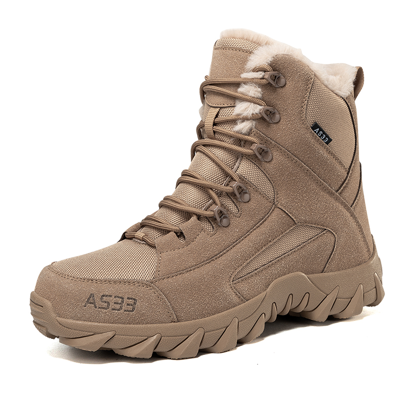 Men's High-top Insulated Tacti - Waterproof Winter Boot ulasan dan harga