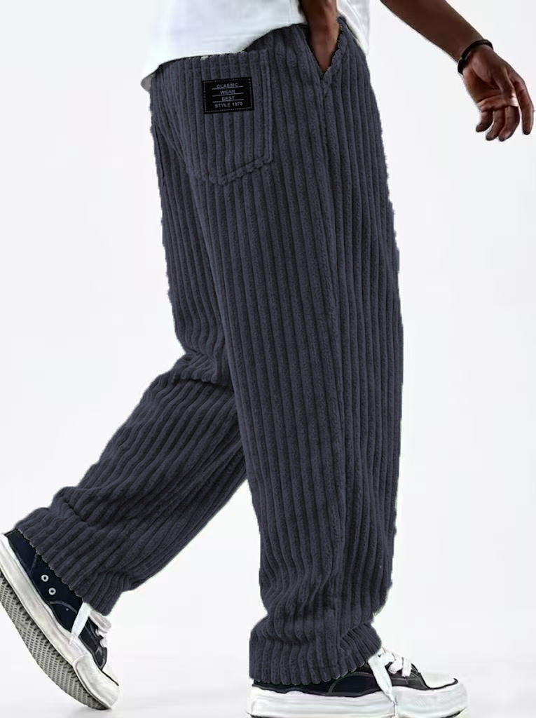 Winter Corduroy Pants Men's Ne - Corduroy Pant Warm ulasan dan harga